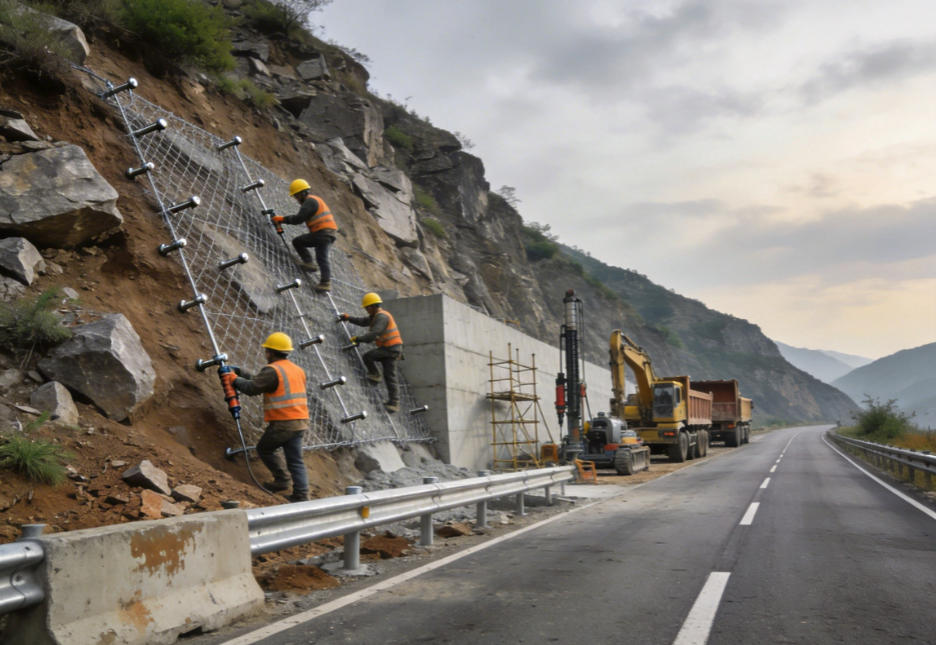 赤坎公路道路护坡